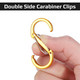 Carabiner Clips Metal Keyring (Pack of 5)